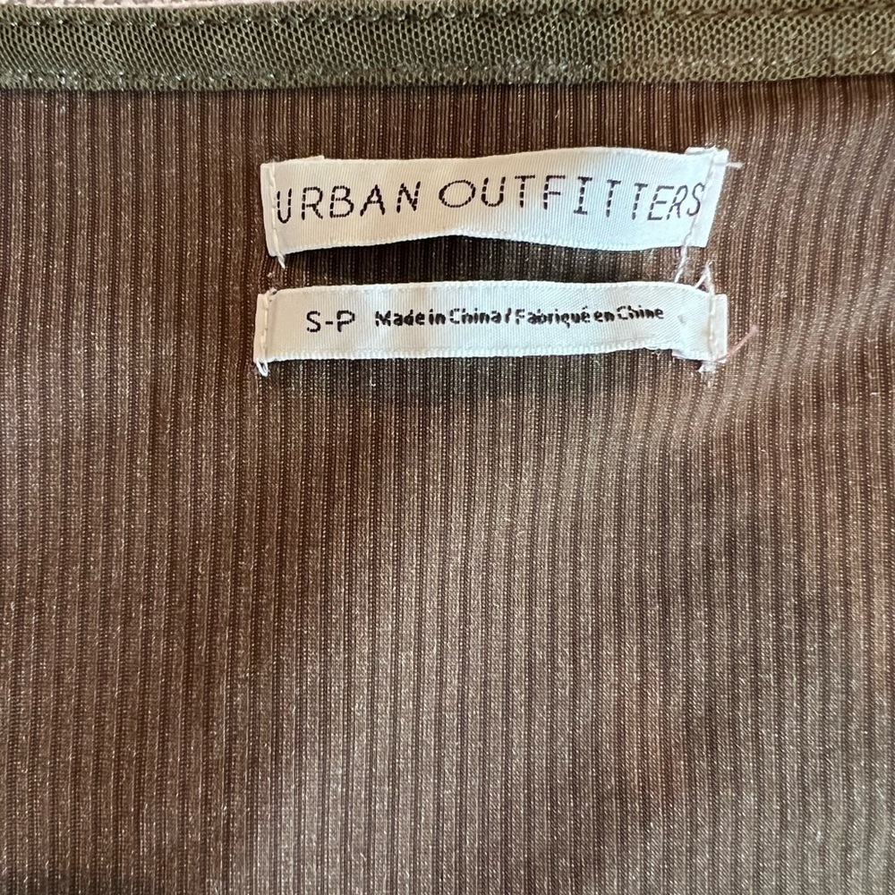Urban Outfitters cropped Women's Top, rose gold, clubbing, EUC, small, bodycon - Picture 6 of 6